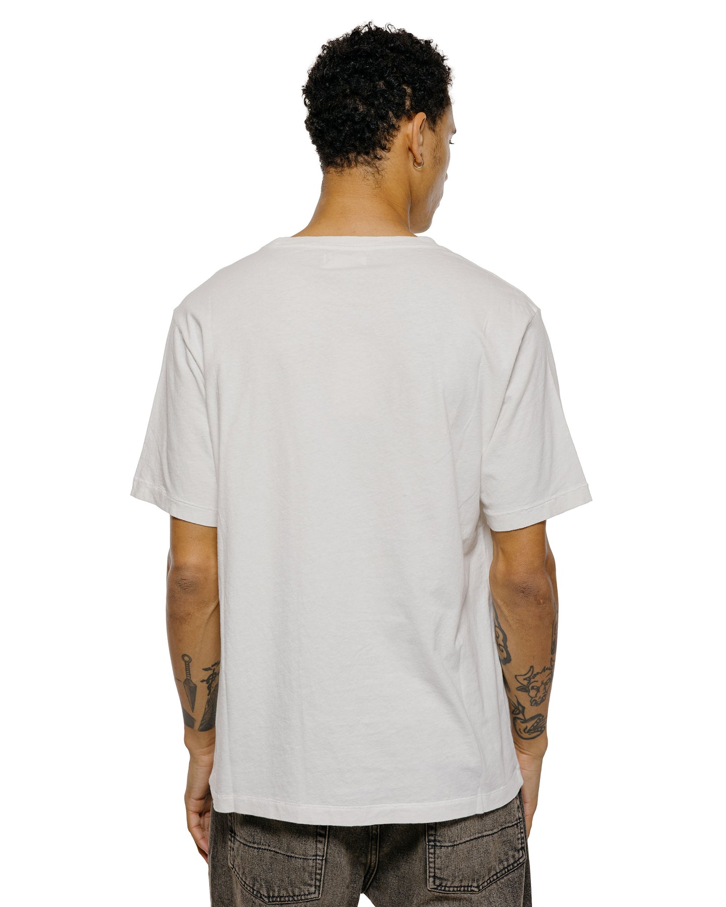 lost & found Merz B. Schwanen Merz B. Schwanen HPT01 Cotton Hemp T-Shirt White
