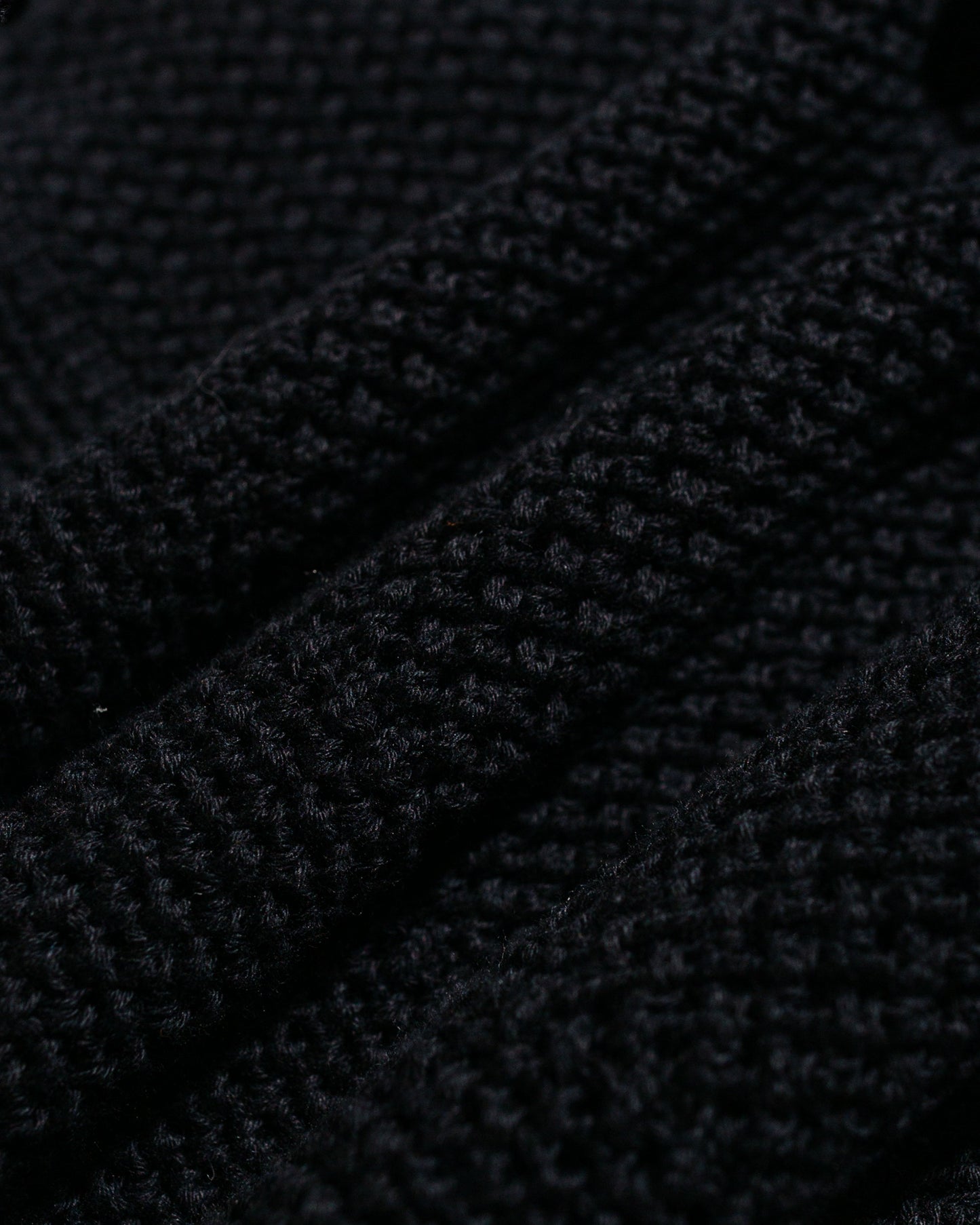 lost & found Merz B. Schwanen Merz B. Schwanen KNITSHIRT01 Crochet Shirt Deep Black