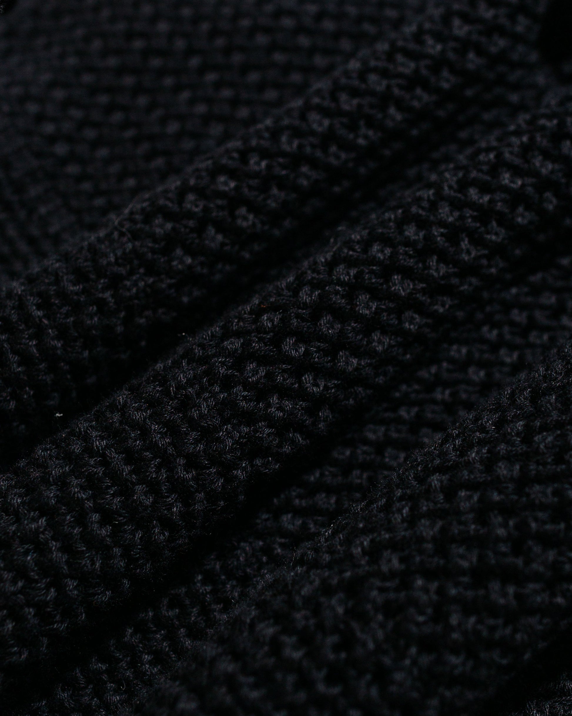 lost & found Merz B. Schwanen Merz B. Schwanen KNITSHIRT01 Crochet Shirt Deep Black
