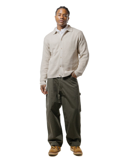 lost & found Merz B. Schwanen Merz B. Schwanen KNITSHIRT05 Ribbed Knitshirt Sand