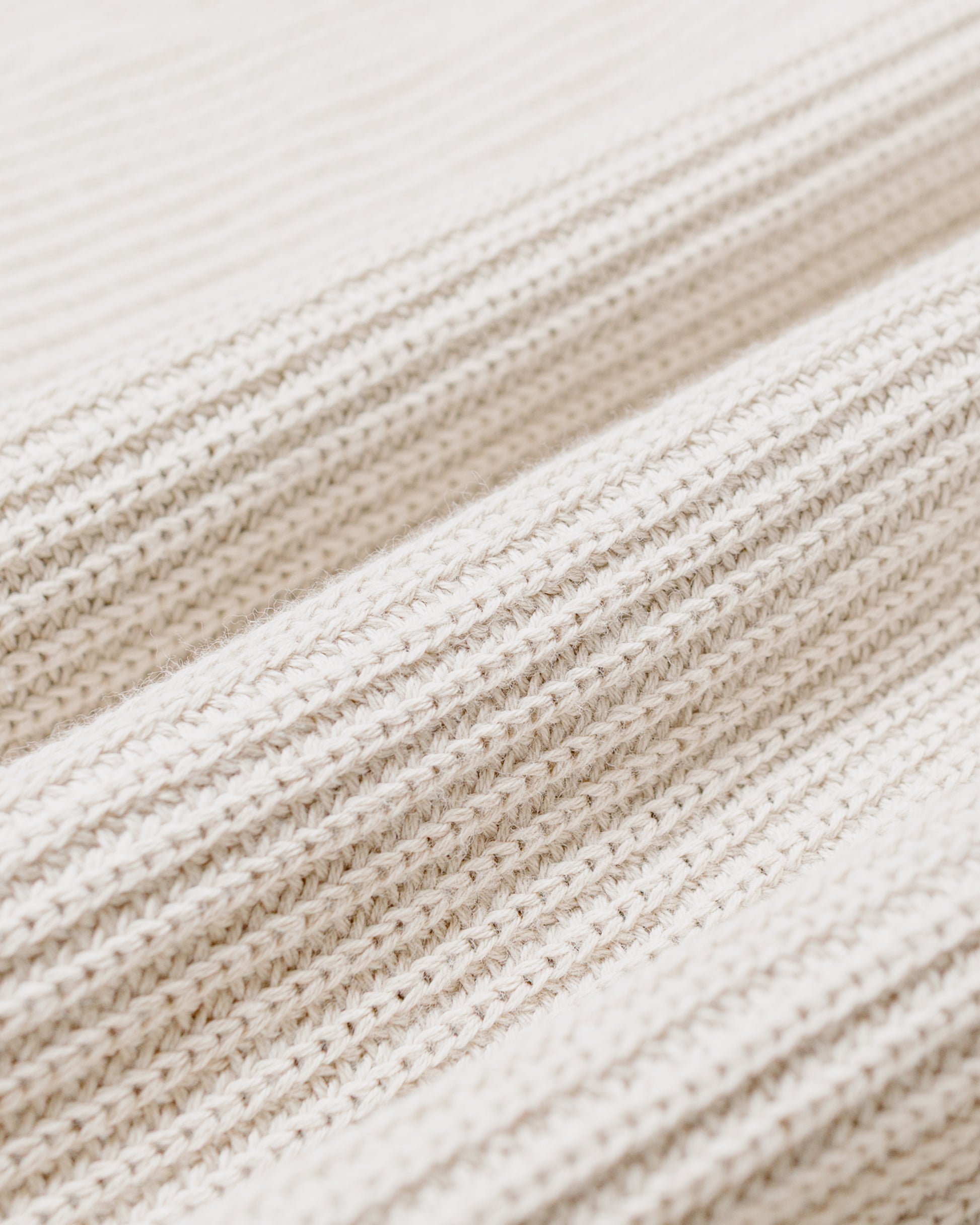 lost & found Merz B. Schwanen Merz B. Schwanen KNITSHIRT05 Ribbed Knitshirt Sand