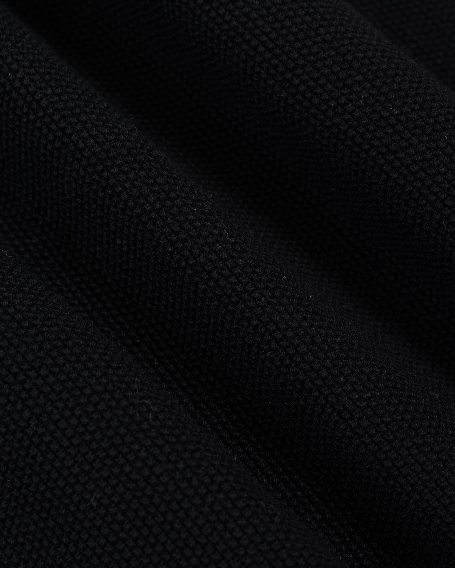 lost & found Merz B. Schwanen Merz B. Schwanen KPLP02 Knitted Polo Deep Black