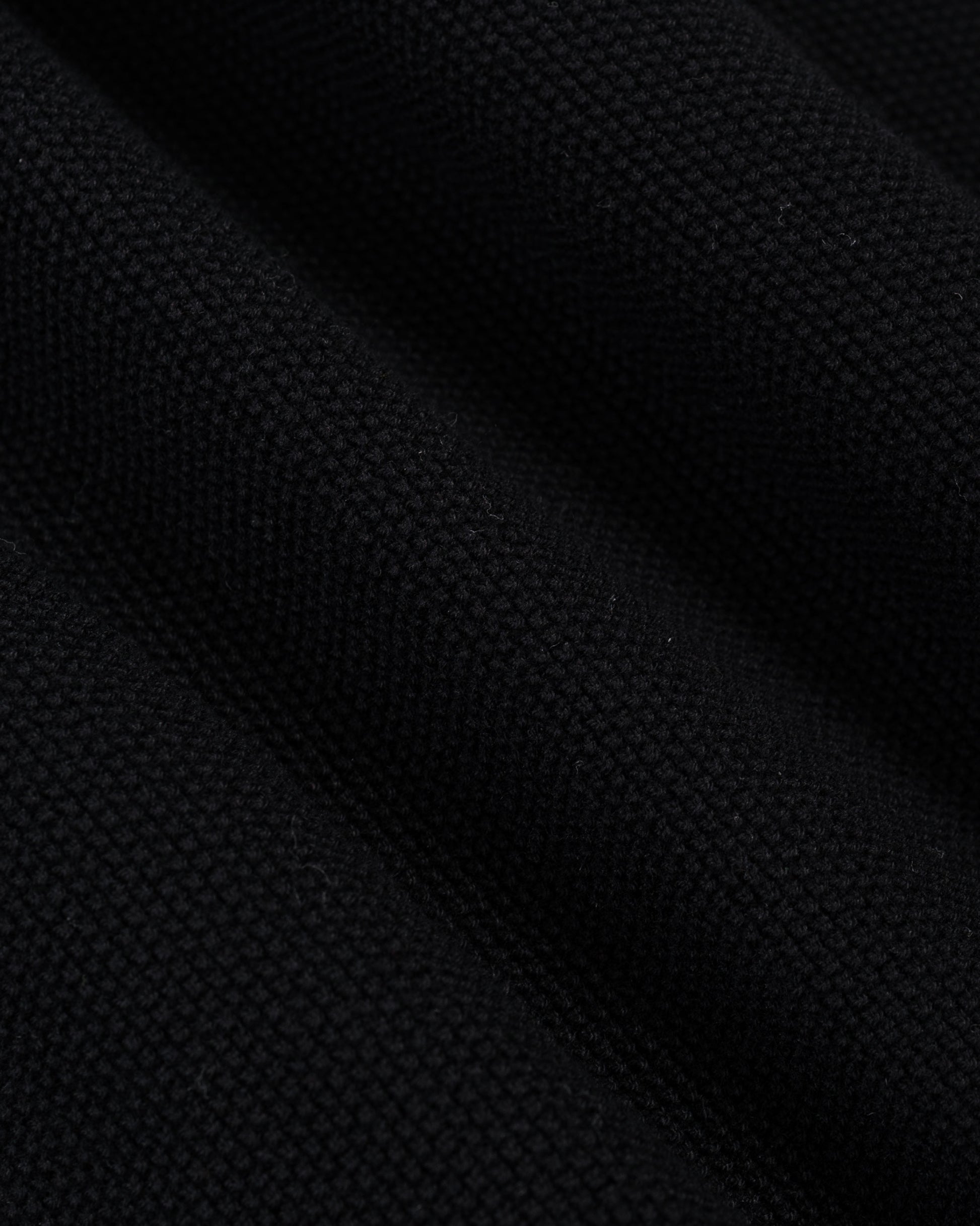 lost & found Merz B. Schwanen Merz B. Schwanen KPLP02 Knitted Polo Deep Black