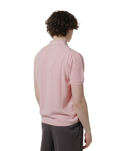 lost & found Merz B. Schwanen Merz B. Schwanen KPLP02 Knitted Polo Dusted Pink
