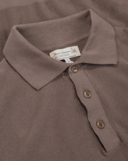 lost & found Merz B. Schwanen Merz B. Schwanen KPLP02 Knitted Polo Grain