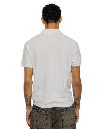 lost & found Merz B. Schwanen Merz B. Schwanen KPLP02 Knitted Polo White