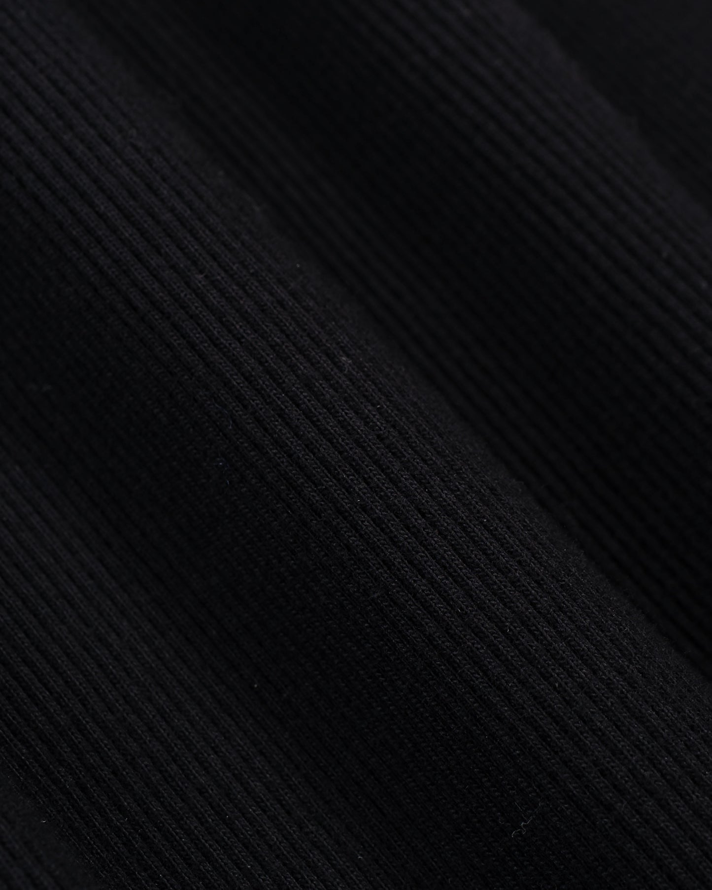 lost & found Merz B. Schwanen Merz B. Schwanen RIBTANK01 Iconic Ribbed Cotton Tank Top Deep Black