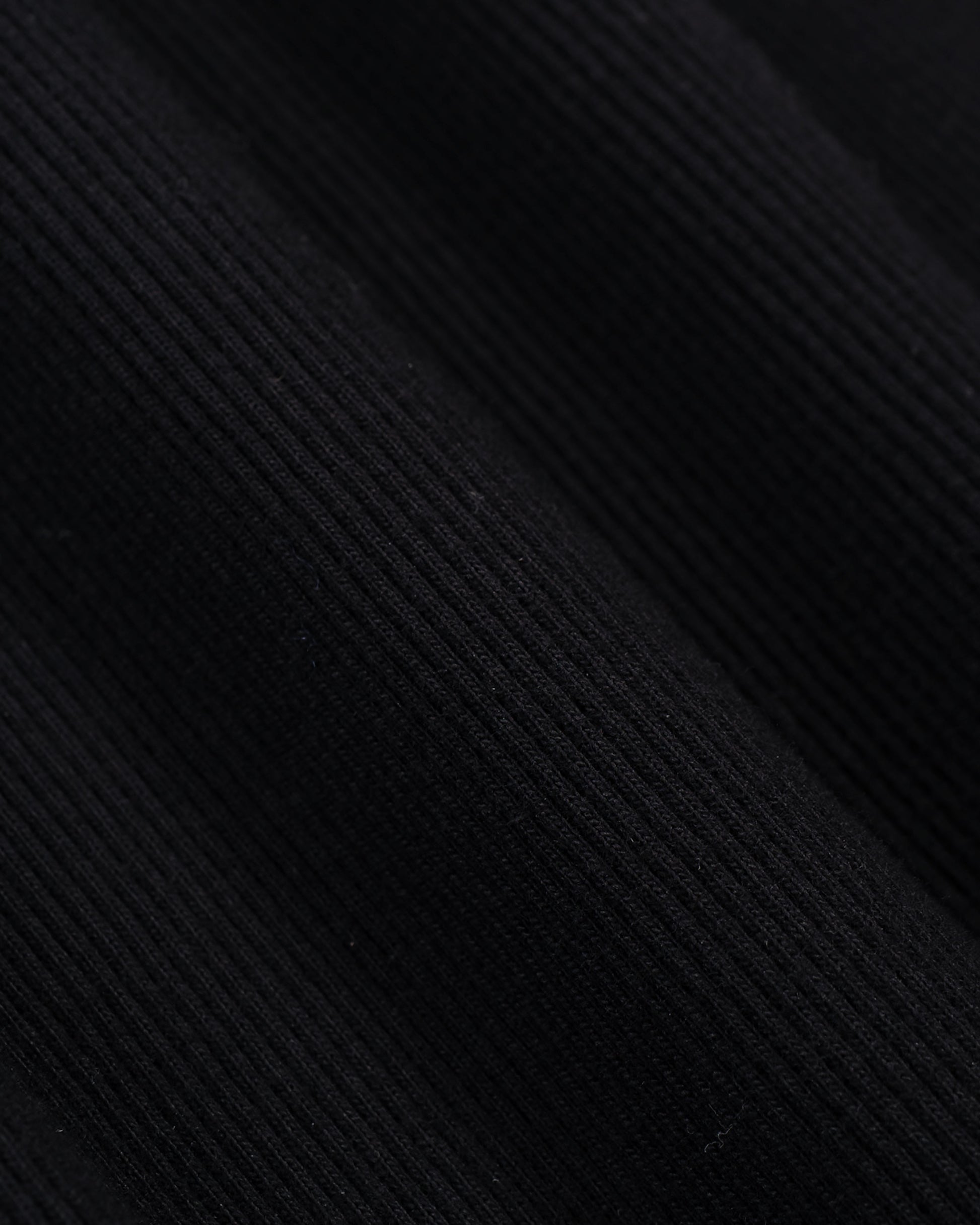lost & found Merz B. Schwanen Merz B. Schwanen RIBTANK01 Iconic Ribbed Cotton Tank Top Deep Black