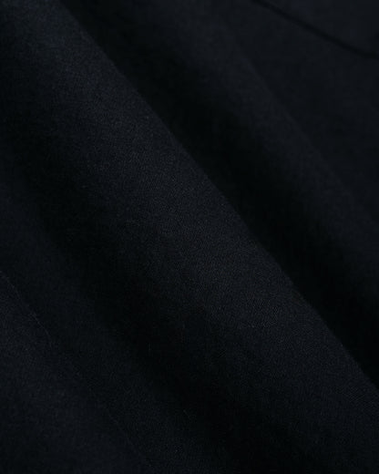 lost & found Merz B. Schwanen Merz B. Schwanen SHIRT09LP Unisex Short Sleeve Cotton Poplin Shirt Deep Black