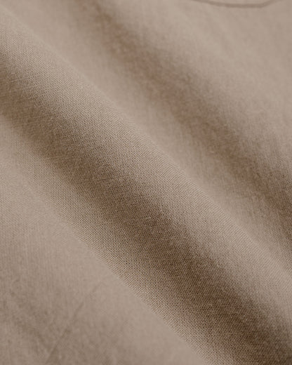 lost & found Merz B. Schwanen Merz B. Schwanen SHIRT09LP Unisex Short Sleeve Cotton Poplin Shirt Faded Grain
