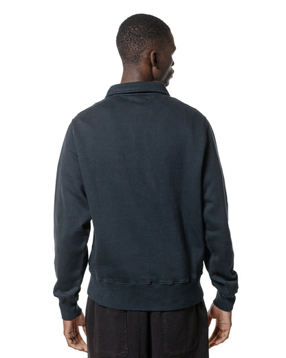 lost & found Merz B. Schwanen Merz B. Schwanen ZIPC01 Zip Collar Sweatshirt Charcoal