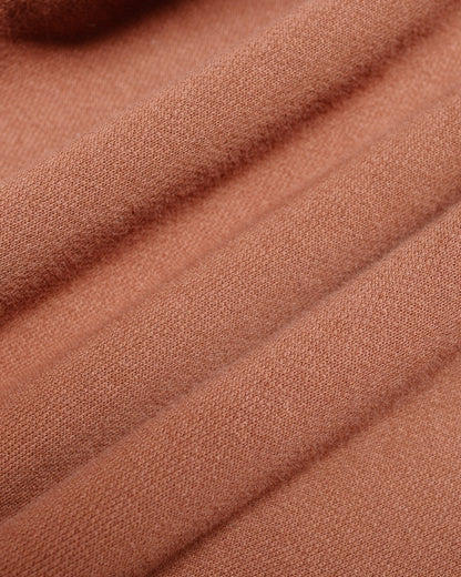 lost & found Merz B. Schwanen Merz B. Schwanen ZIPC01 Zip Collar Sweatshirt Chestnut