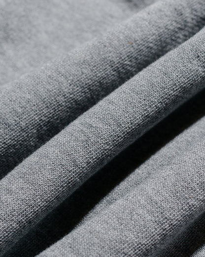 lost & found Merz B. Schwanen Merz B. Schwanen ZIPC01 Zip Collar Sweatshirt Grey Melange