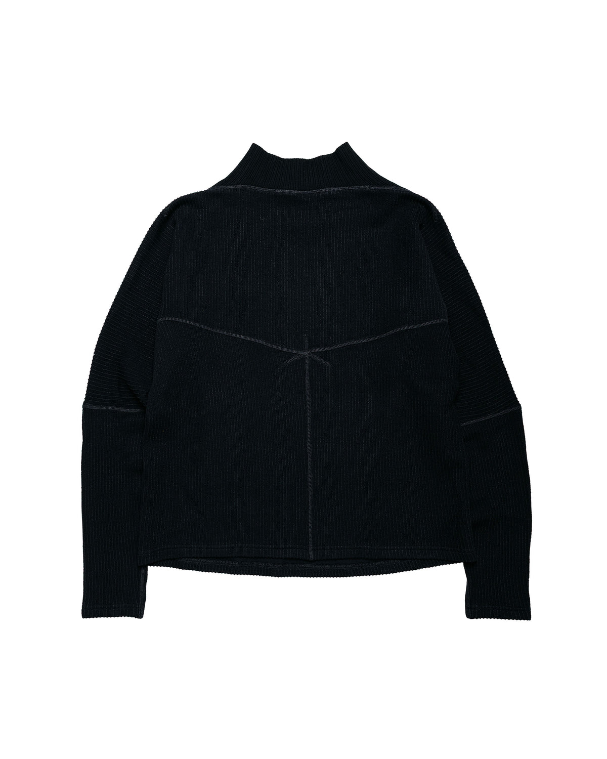 MotivMfg Bog T-Shirt Cotton Linen Rib Jersey/Black