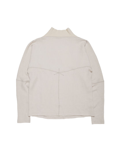 MotivMfg Bog T-Shirt Cotton Linen Rib Jersey/Natural