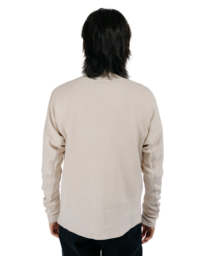 MotivMfg Bog T-Shirt Cotton Linen Rib Jersey/Natural