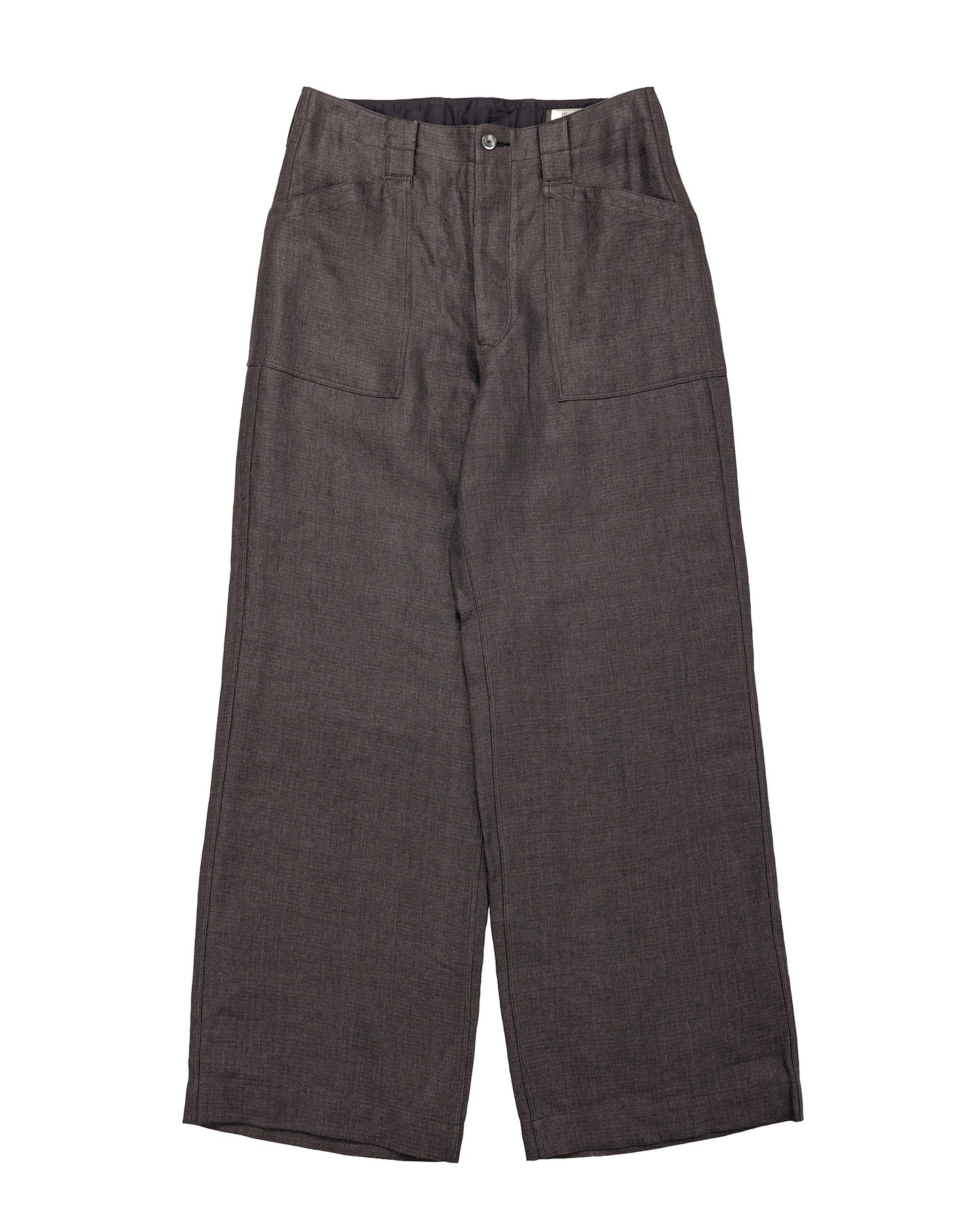 lost & found MotivMfg MotivMfg Capsule Deck Pants Duble Face Linen Serge/Aubergine