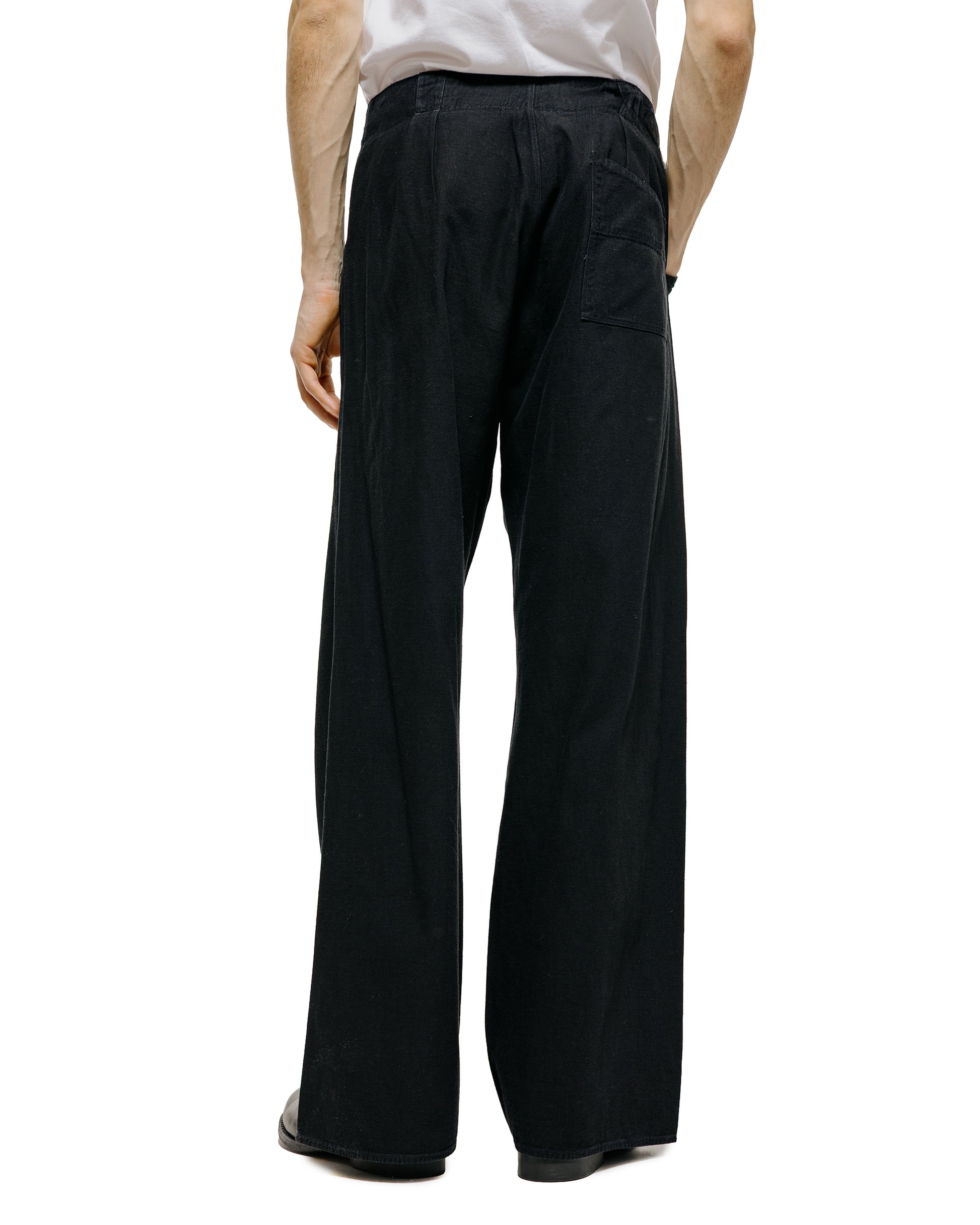 lost & found MotivMfg MotivMfg Doric Denim Trousers Cotton Hemp Lightweight Denim/Black