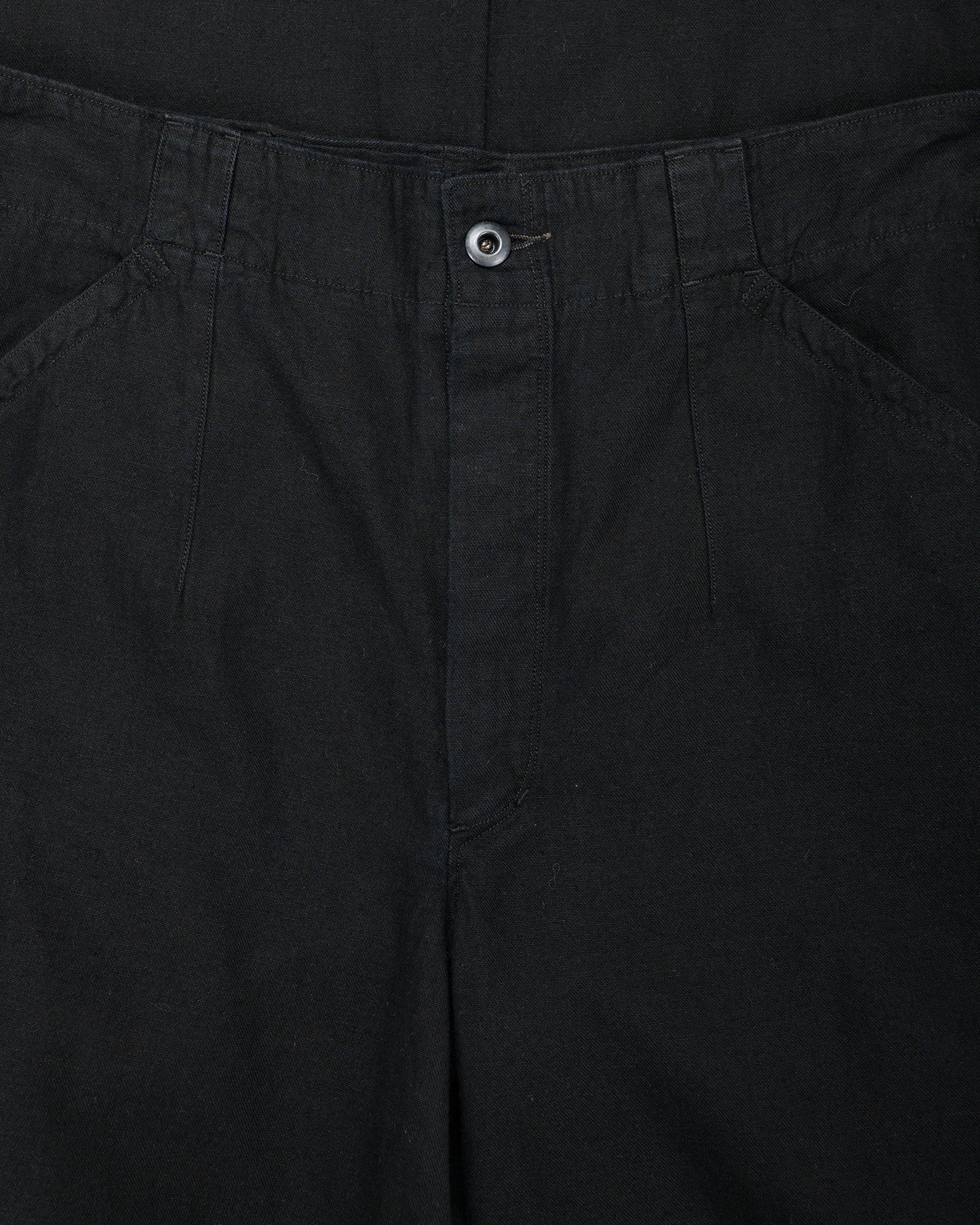 lost & found MotivMfg MotivMfg Doric Denim Trousers Cotton Hemp Lightweight Denim/Black