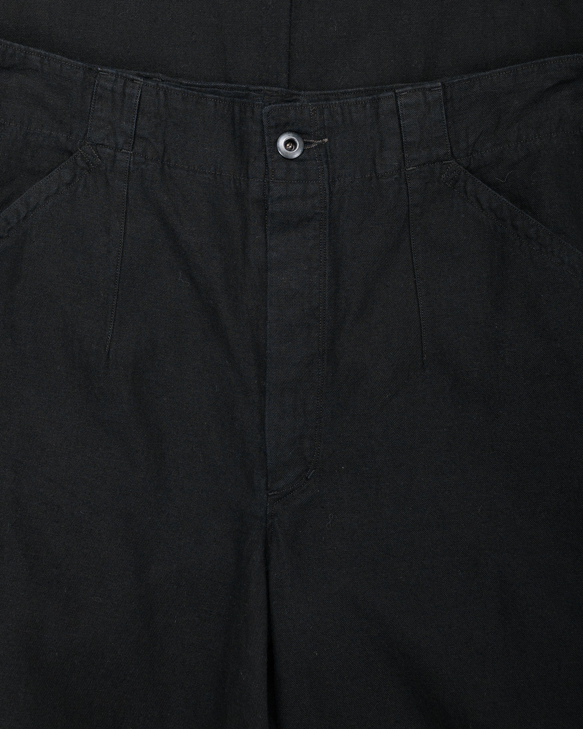 lost & found MotivMfg MotivMfg Doric Denim Trousers Cotton Hemp Lightweight Denim/Black