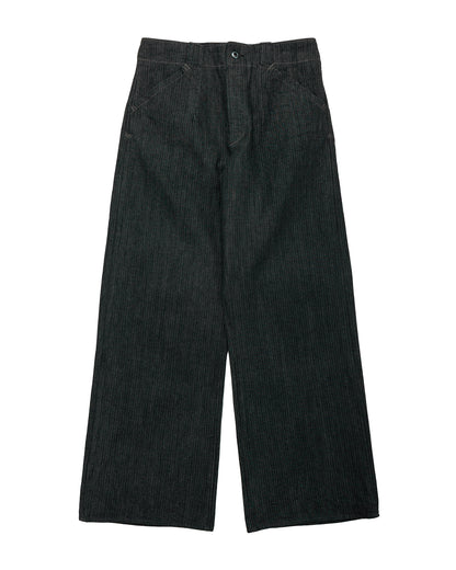 lost & found MotivMfg MotivMfg Doric Denim Trousers Original Herringbone Denim/Black