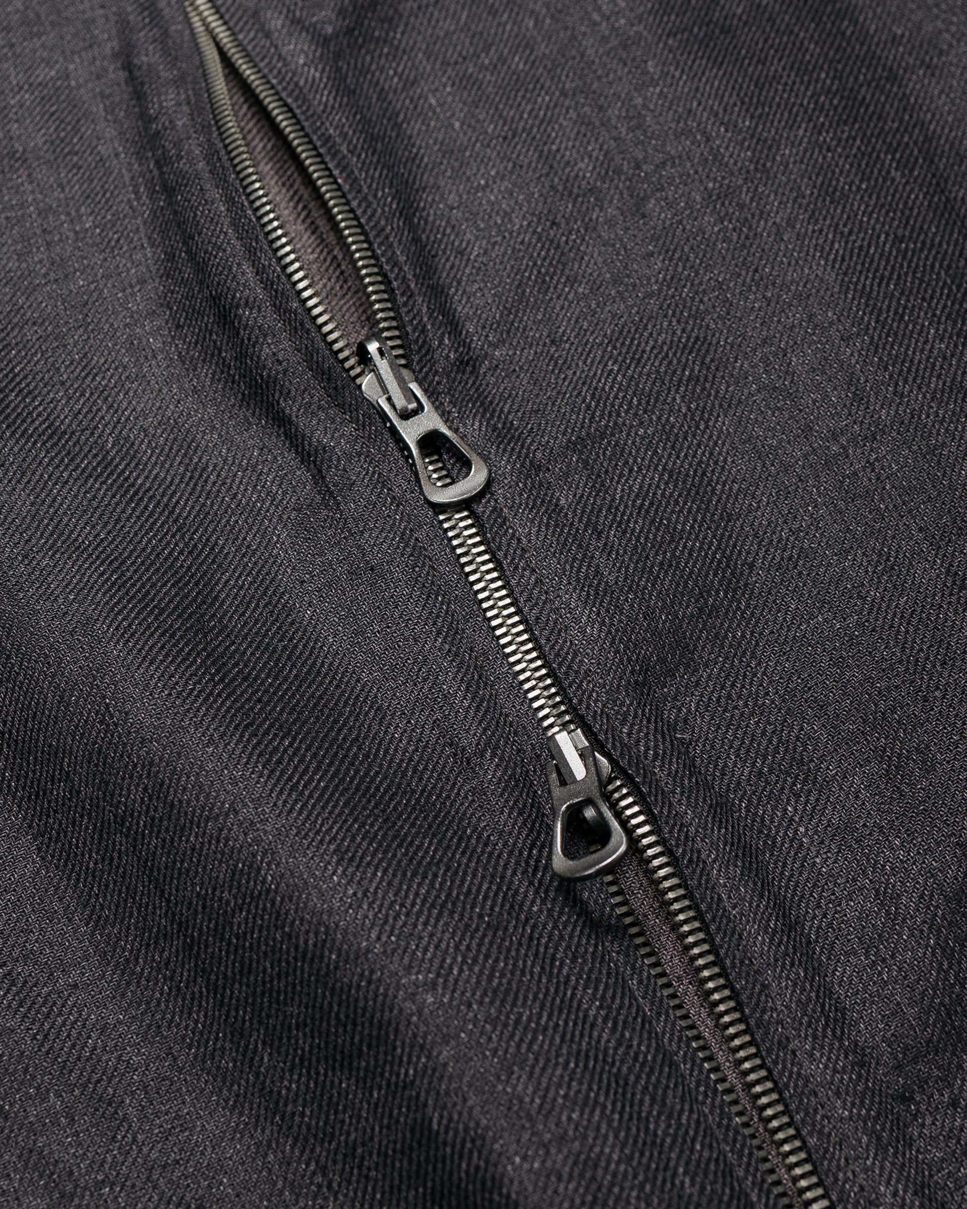 lost & found MotivMfg MotivMfg Gilet Jacket Double Face Linen Serge/Navy/Aubergine