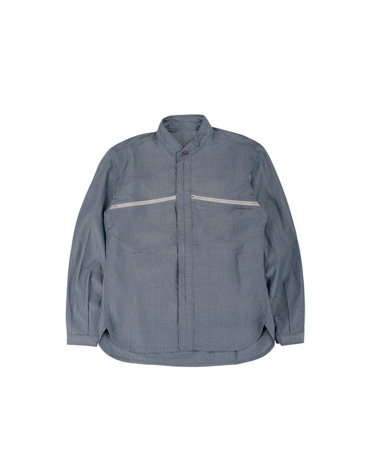 lost & found MotivMfg MotivMfg Hillock Fatigue Shirt High Density Super Chambray/Chambray Blue