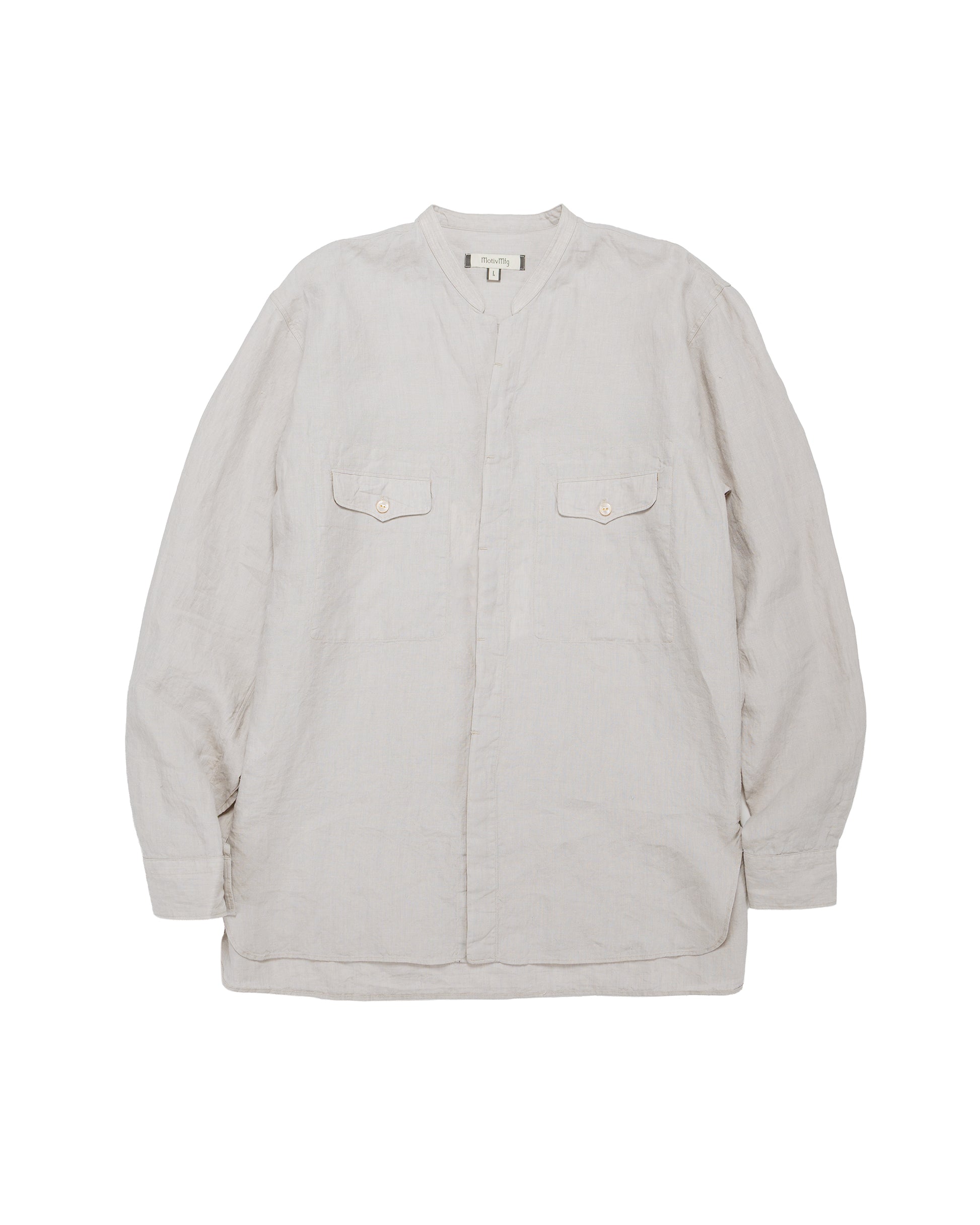 lost & found MotivMfg MotivMfg Mikhail Shirt Superfine Linen Broadcloth/Lt. Chambray