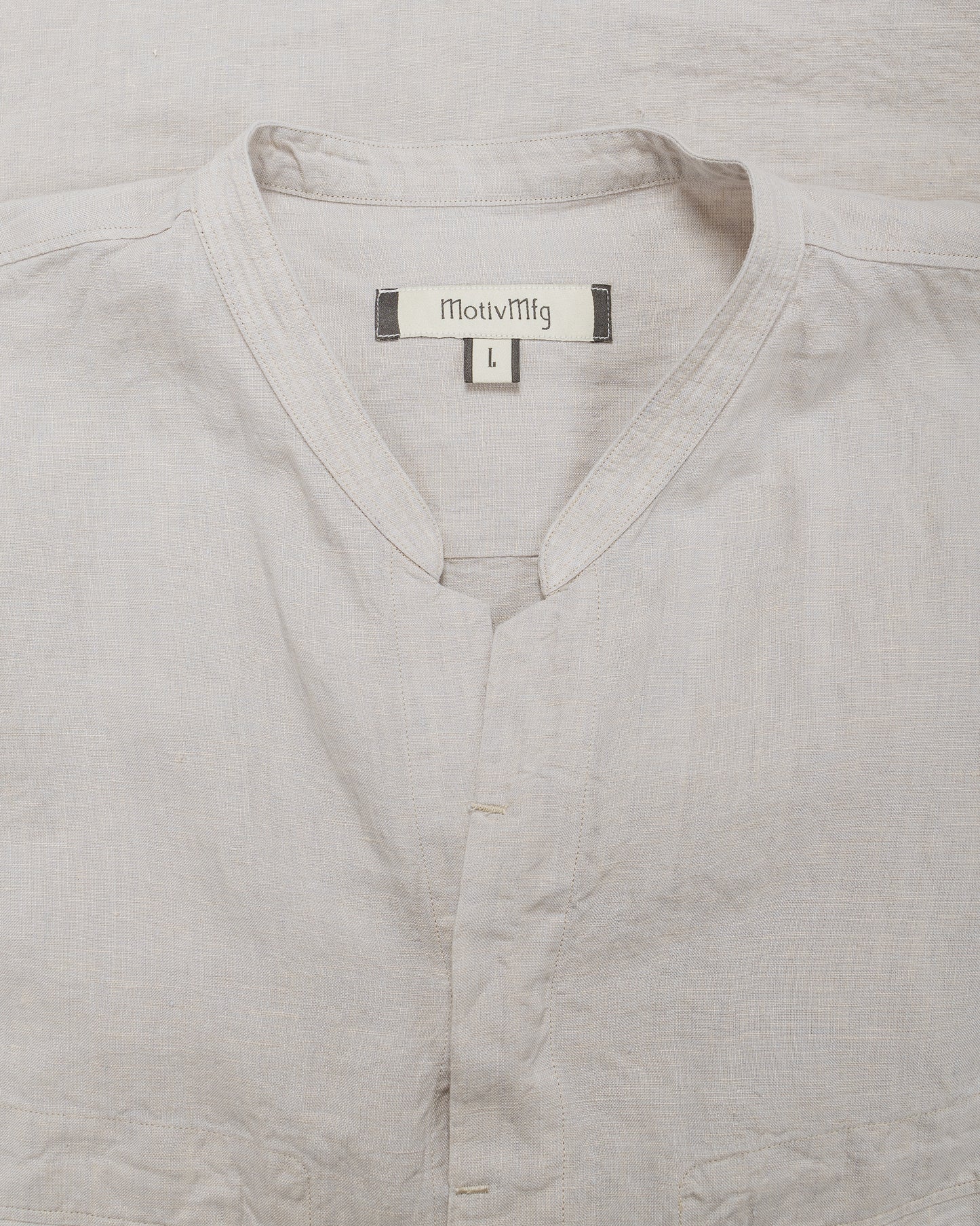 lost & found MotivMfg MotivMfg Mikhail Shirt Superfine Linen Broadcloth/Lt. Chambray