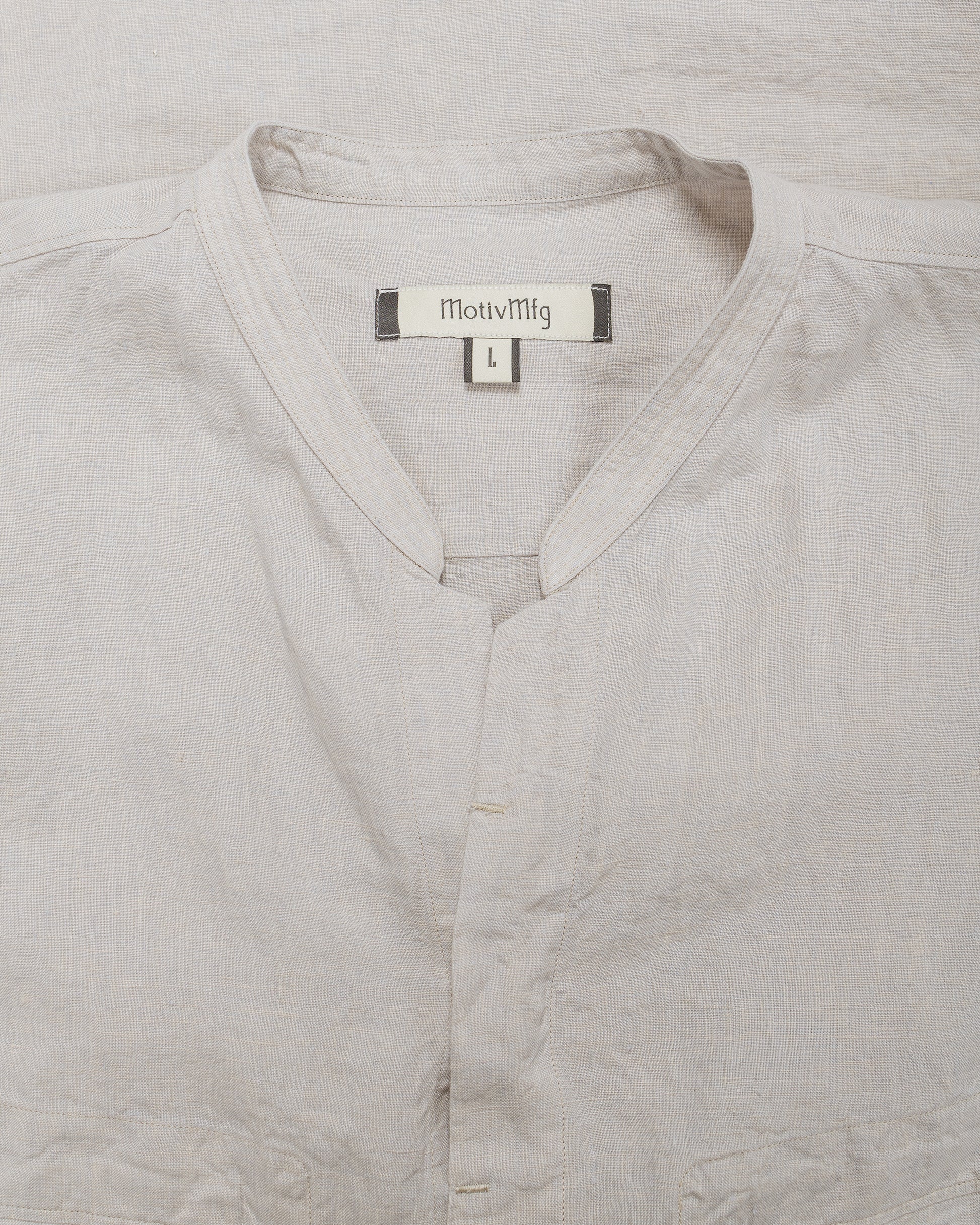lost & found MotivMfg MotivMfg Mikhail Shirt Superfine Linen Broadcloth/Lt. Chambray