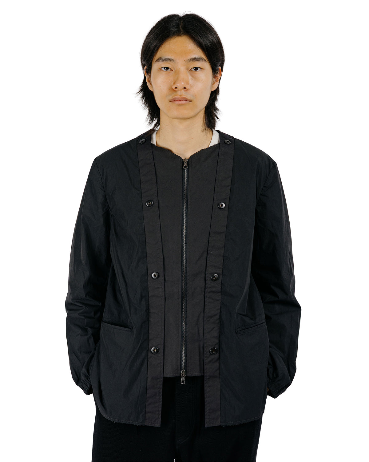 MotivMfg Mod. Tropal Liner High Density Waxed Cotton Nylon Poplin/Octa Thermal Fabric Black