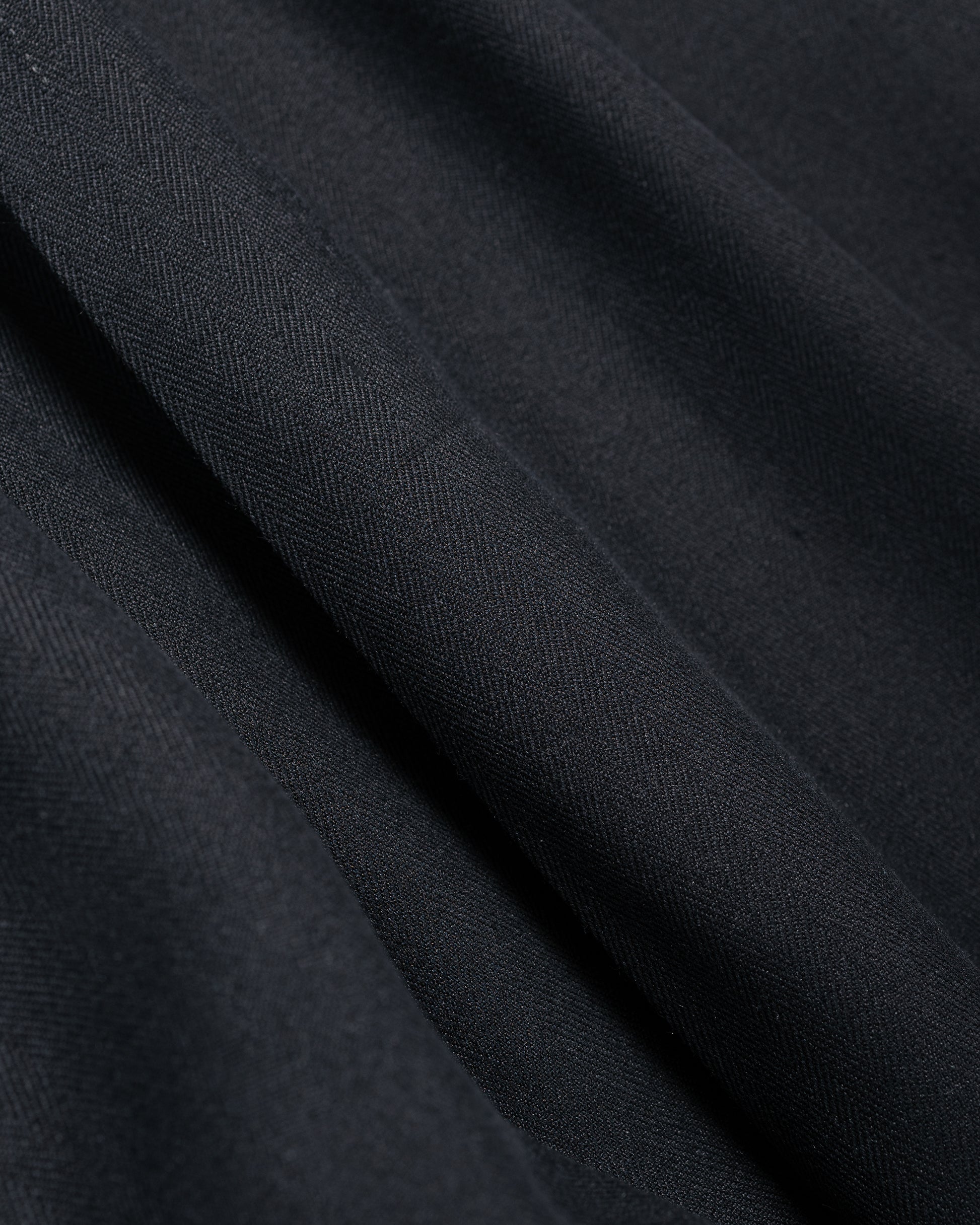lost & found MotivMfg MotivMfg Robert Trousers Herringbone Tussah Silk Suiting Dark Navy