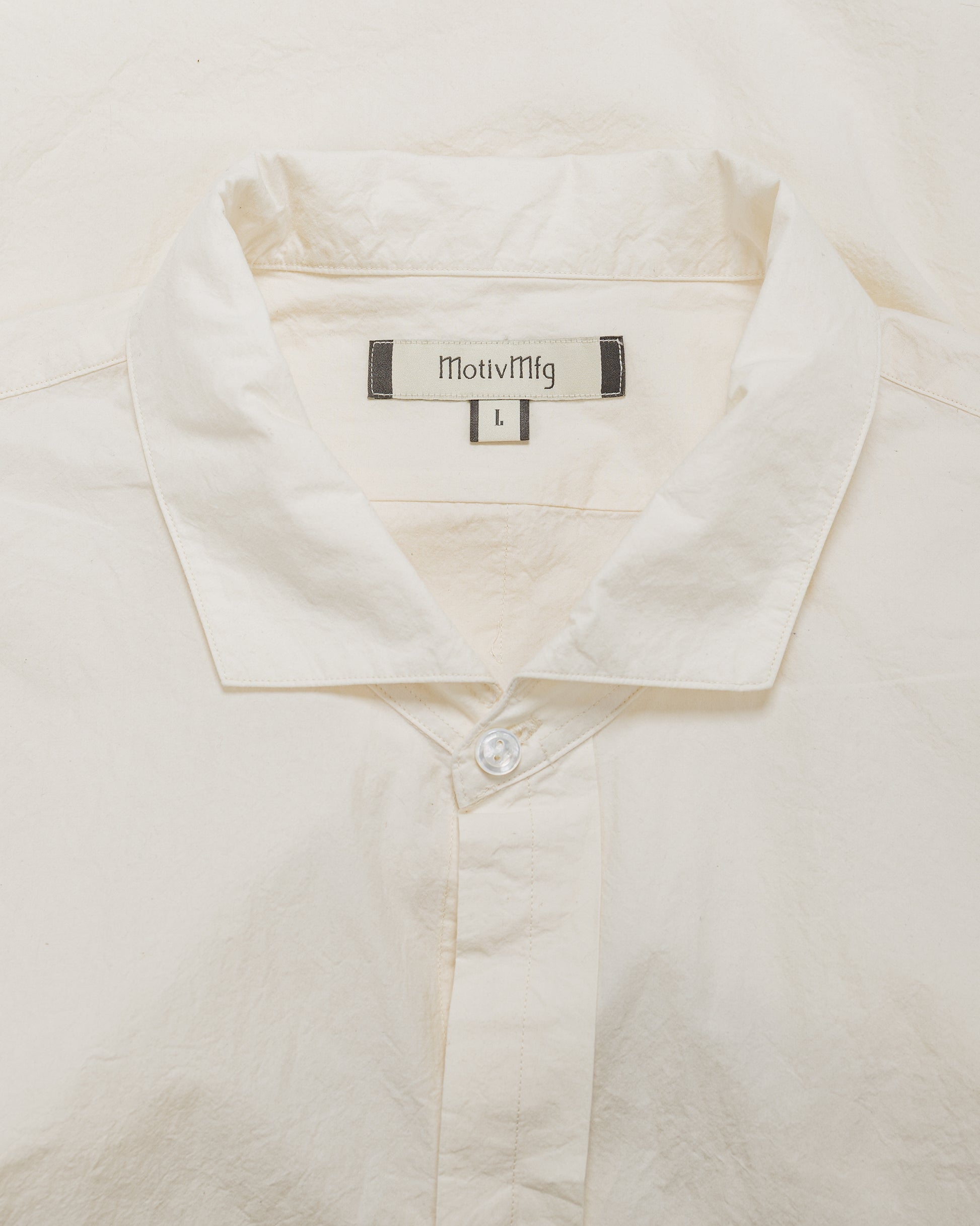 lost & found MotivMfg MotivMfg Shura Shirt Cotton Hemp Broadcloth/Natural