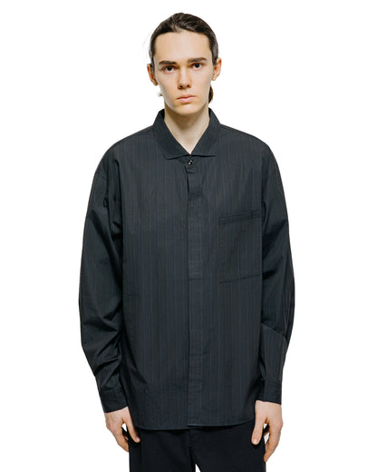 lost & found MotivMfg MotivMfg Shura Shirt Fine Cotton Poplin/Black Striped