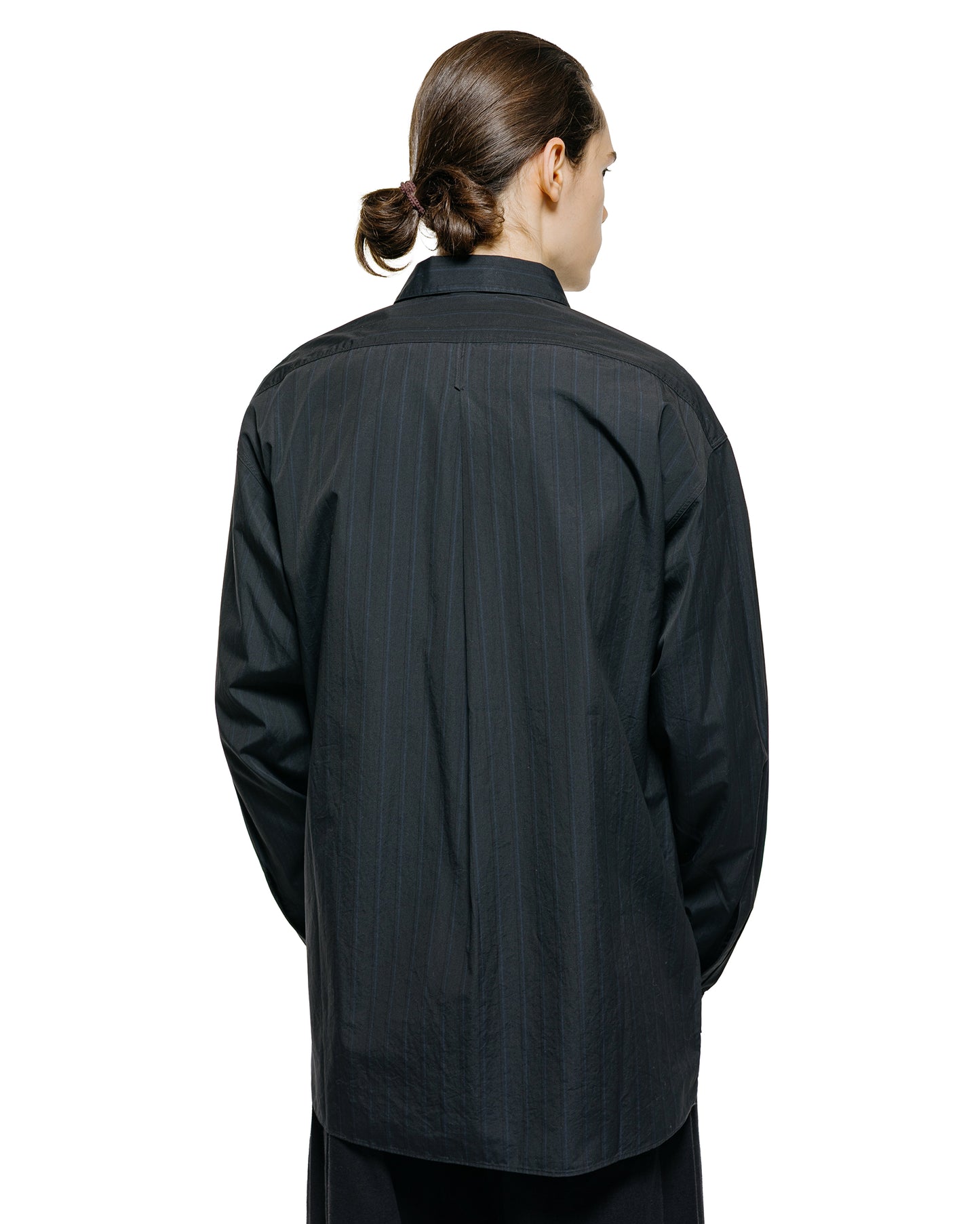 lost & found MotivMfg MotivMfg Shura Shirt Fine Cotton Poplin/Black Striped