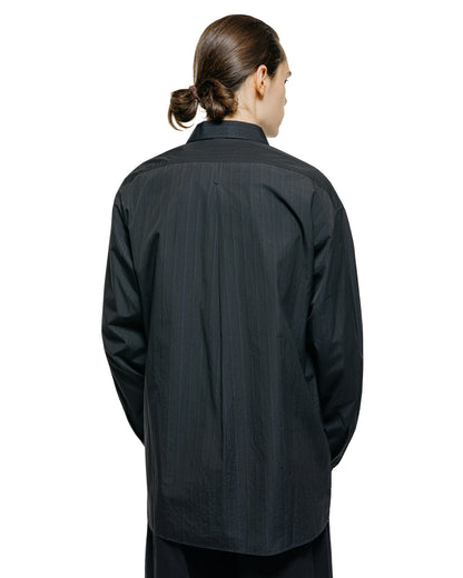 lost & found MotivMfg MotivMfg Shura Shirt Fine Cotton Poplin/Black Striped