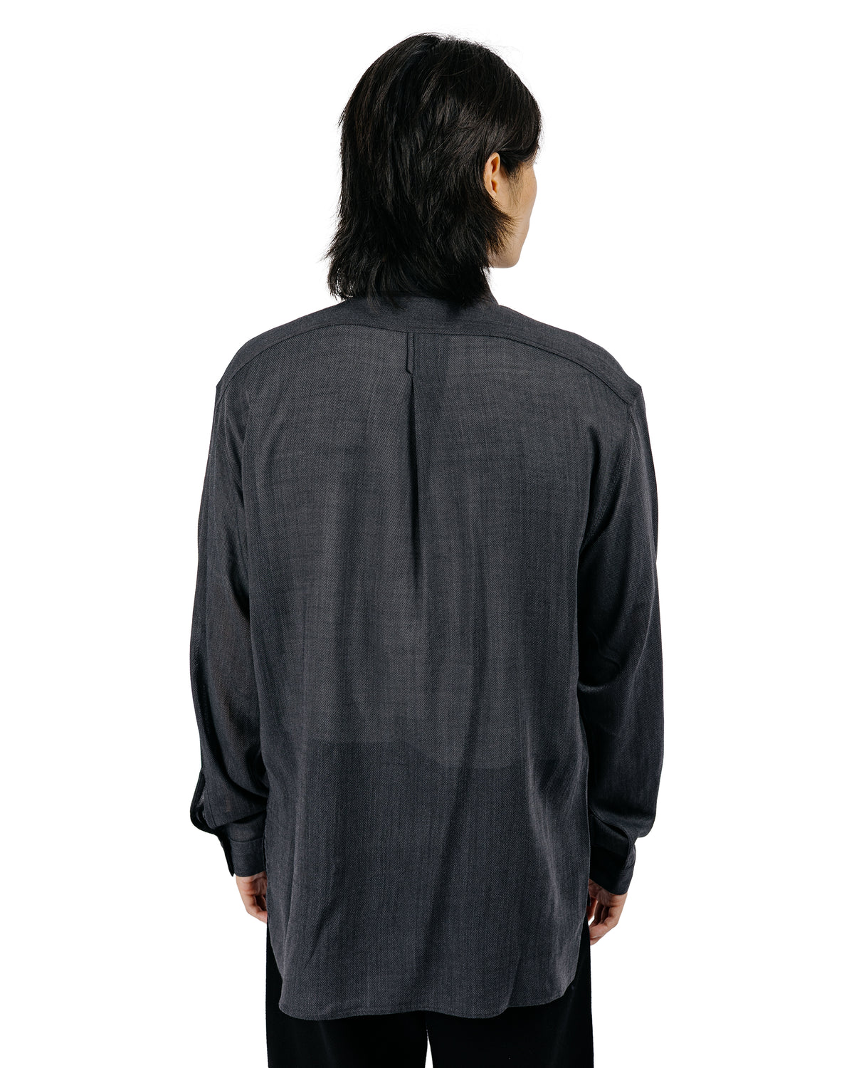MotivMfg Shura Shirt Wool Tencel Twill/Charcoal