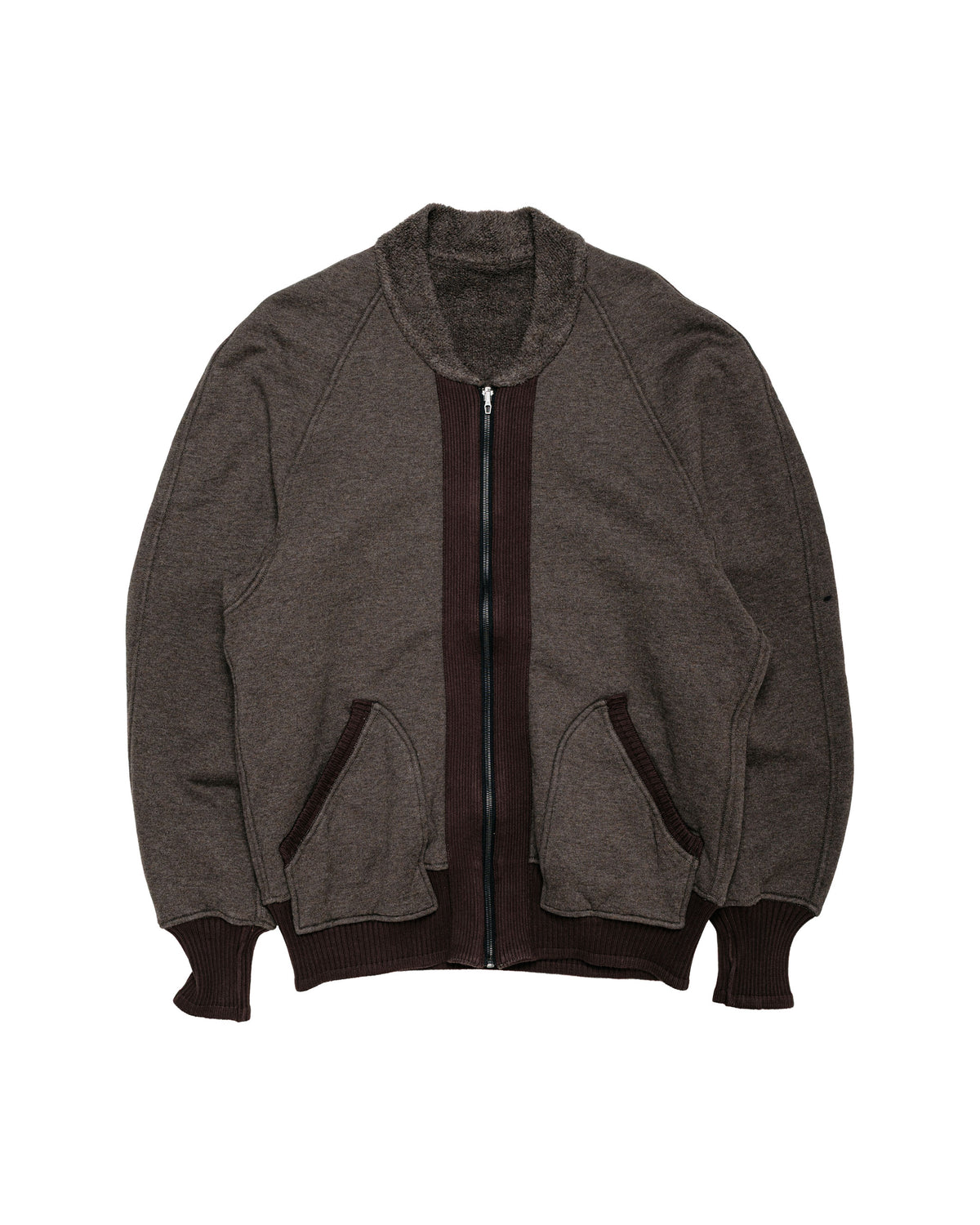 MotivMfg Turnout Sweatshirt Cotton Yak Fleece Terry/Dark Brown