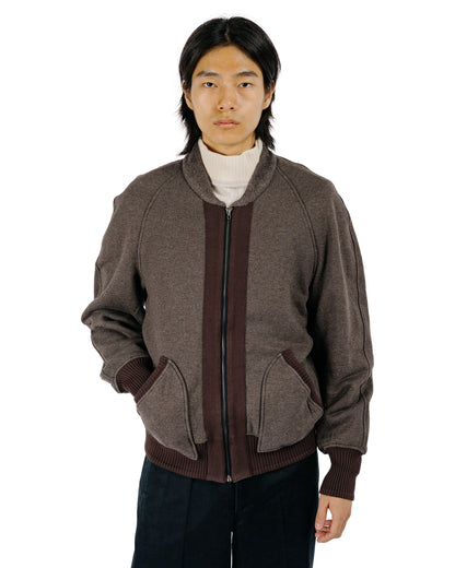 MotivMfg Turnout Sweatshirt Cotton Yak Fleece Terry/Dark Brown