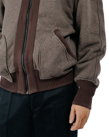 MotivMfg Turnout Sweatshirt Cotton Yak Fleece Terry/Dark Brown