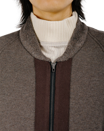 MotivMfg Turnout Sweatshirt Cotton Yak Fleece Terry/Dark Brown