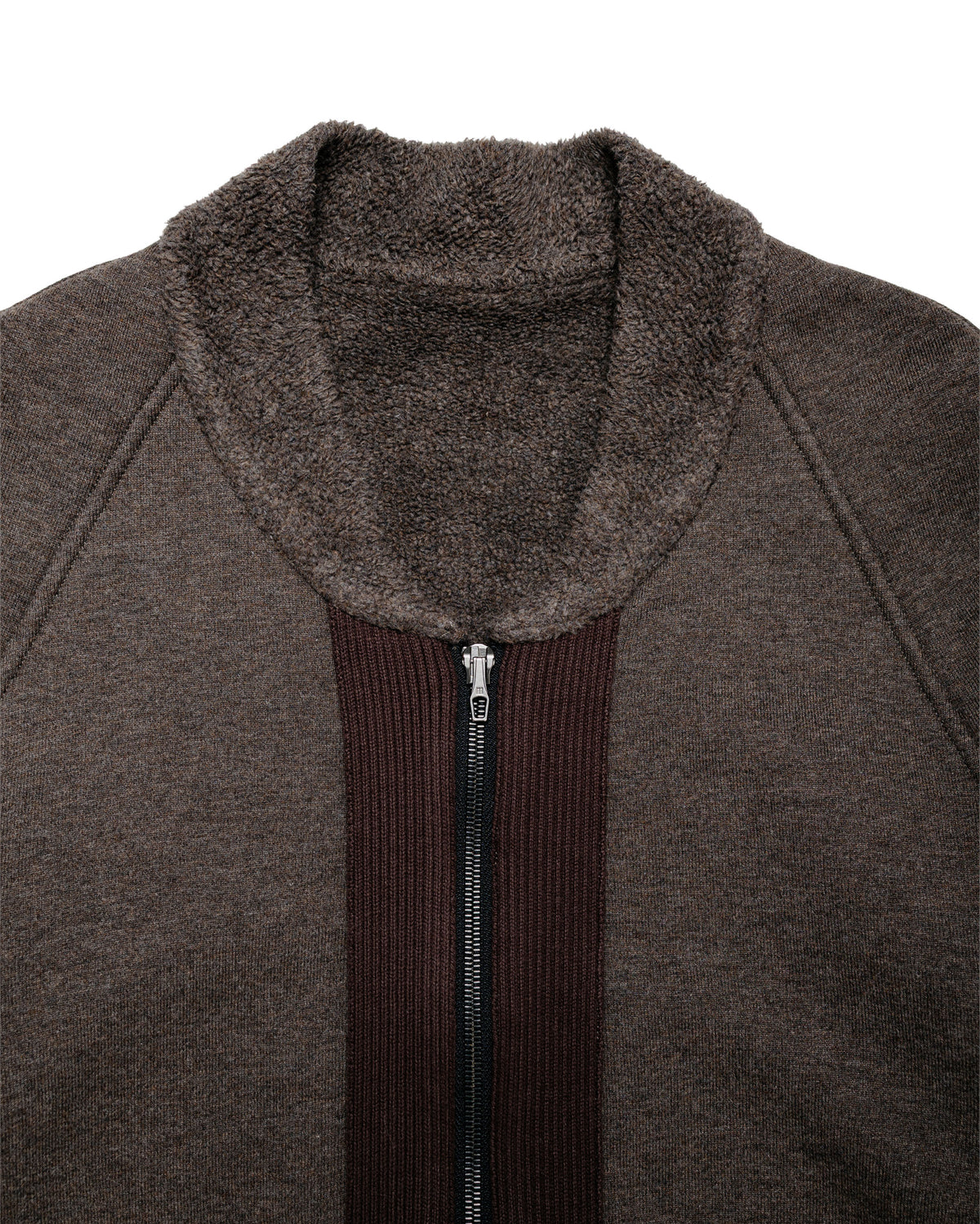 MotivMfg Turnout Sweatshirt Cotton Yak Fleece Terry/Dark Brown
