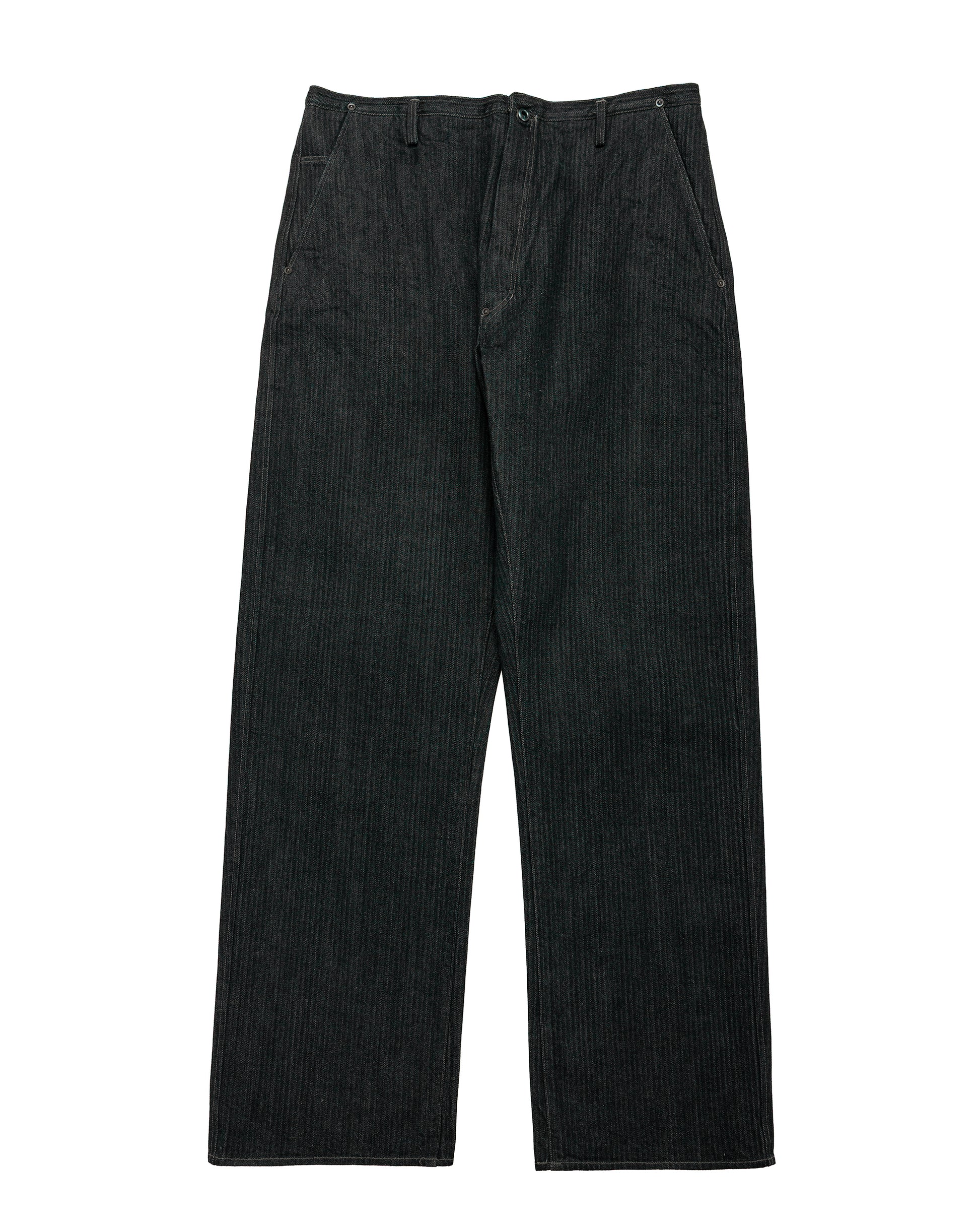 lost & found MotivMfg MotivMfg Uni Denim Original Herringbone Denim/Black