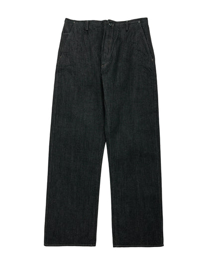 lost & found MotivMfg MotivMfg Uni Denim Original Herringbone Denim/Black