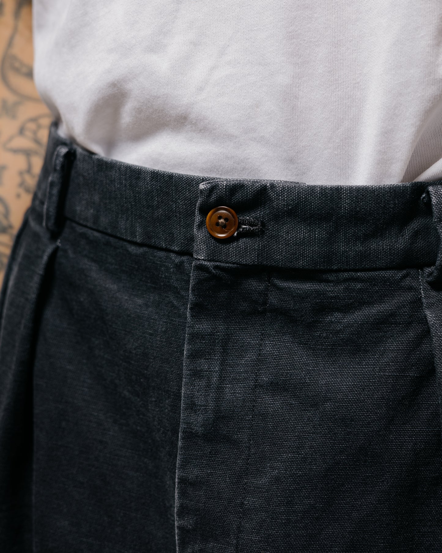 lost & found NEAT NEAT Vintage Duck Neat Chino Black