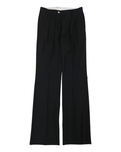 lost & found NEAT NEAT Wool Poplin Flare Black