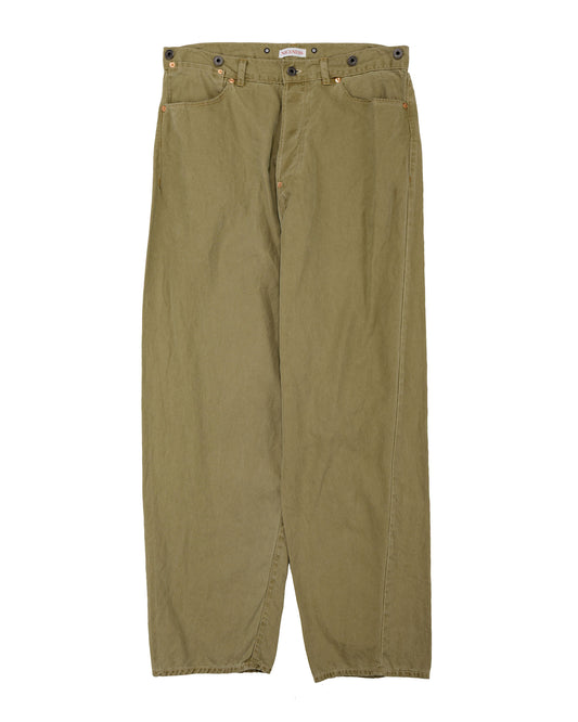lost & found NICENESS NICENESS H.Sharky Vintage Treat Herringbone Twist Jeans Khaki