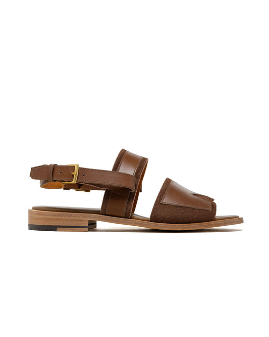 NICENESS Ballard Leather Sandals Brown