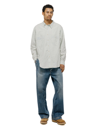 NICENESS Elmes Articulated Shirt Ice Blue