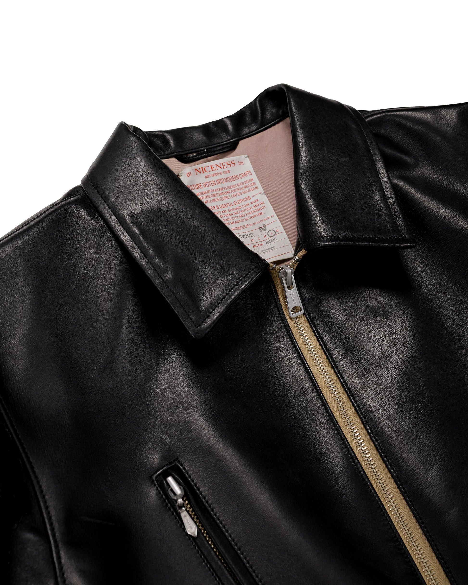 lost & found NICENESS NICENESS H.Haywood Horse Riders Jacket Black